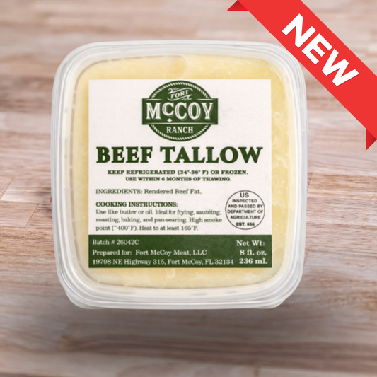 Beef Tallow: 100% Grass-Fed, Grass-Finished