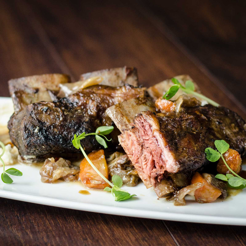 Adena Farms grass-fed, grass-finished Bone-In Plate Short Ribs